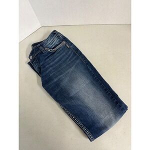 Silver Jeans Co Suki Mid Rise Bootcut Embellished Flap Pocket Jeans W31 L33